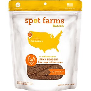 Spot Farms Basic Chicken Tenders Jerky Dog Treats, 12-oz bag