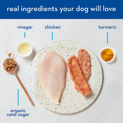 Show full view: Spot Farms Chicken Jerky Hip & Joint Formula Human-Grade Jerky Dog Treats, 12-oz bag slide 4 of 10