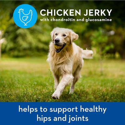 Show full view: Spot Farms Chicken Jerky Hip & Joint Formula Human-Grade Jerky Dog Treats, 12-oz bag slide 5 of 10