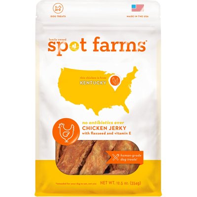 Spot Farms Spot Farms Chicken Jerky with Flaxseed & Vitamin E Dog Treats, 12-oz