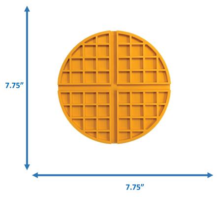 Show full view: Spot Lick Mat Belgian Waffle Dog Toy, 7.5-in slide 4 of 4