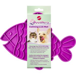 Spot Lick Mat Fish Dog Toy, 9.75-in