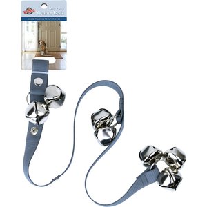 Spotty Adjustable Dog Training Potty Bells, Grey, 35-in