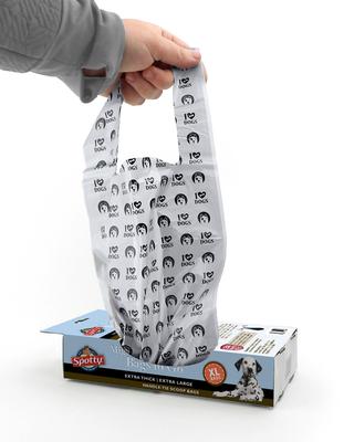 Show full view: Spotty Extra-Thick Tie-Handle Dog Poop Bags, X-Large, 50 count slide 2 of 2