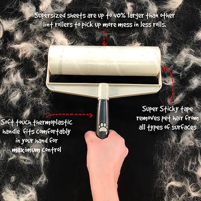 Show full view: Spotty SUPER SIZE Dog Hair Lint Roller slide 4 of 4