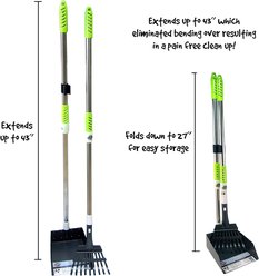 Spotty Telescopic Tray & Rake Poop Scooper, 43-in slide 2 of 4