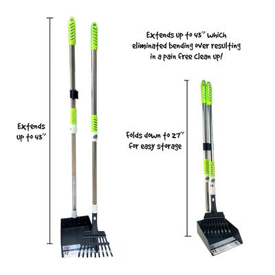Show full view: Spotty Telescopic Tray & Rake Poop Scooper, 43-in slide 5 of 6