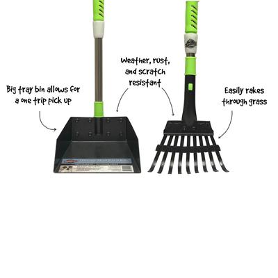 Show full view: Spotty Telescopic Tray & Rake Poop Scooper, 43-in slide 4 of 6