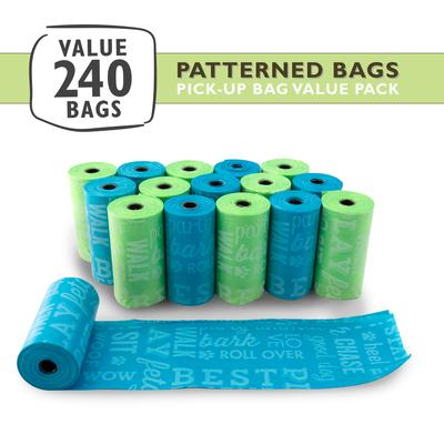 Show full view: Spotty Typography Poop Bags, 240 count slide 2 of 2