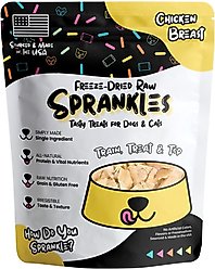 Sprankles Chicken Breast Grain-Free Freeze-Dried Dog & Cat Treats, 14-oz bag