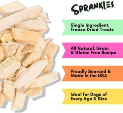 Sprankles Chicken Breast Grain-Free Freeze-Dried Dog & Cat Treats, 14-oz bag slide 2 of 8