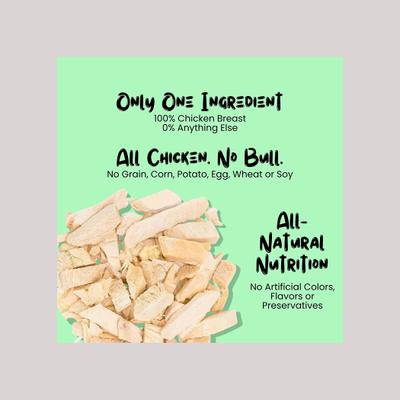 Show full view: Sprankles Chicken Breast Grain-Free Freeze-Dried Dog & Cat Treats, 14-oz bag slide 4 of 10