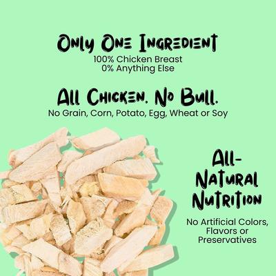 Show full view: Sprankles Chicken Breast Grain-Free Freeze-Dried Dog & Cat Treats, 3-oz bag slide 4 of 8