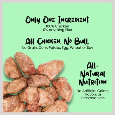 Show full view: Sprankles Chicken Hearts Grain-Free Freeze-Dried Dog Treats, 12-oz bag slide 4 of 7