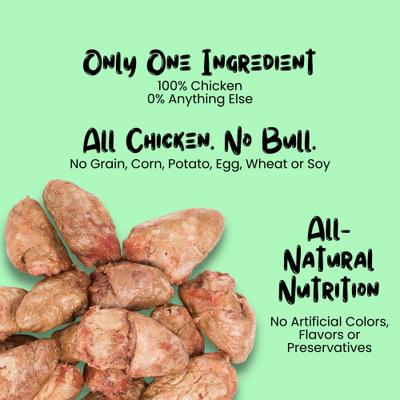 Show full view: Sprankles Chicken Hearts Grain-Free Freeze-Dried Dog Treats, 4-oz bag slide 4 of 7