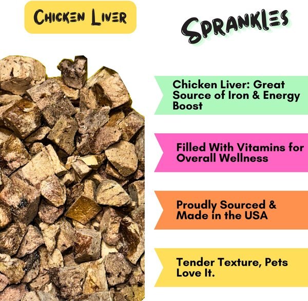 Only Natural Pet RawNibs Chicken & Liver Grain-Free Freeze-Dried Dog & Cat Food