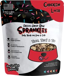 Sprankles Chicken Liver Grain-Free Freeze-Dried Dog & Cat Treats, 6-oz bag