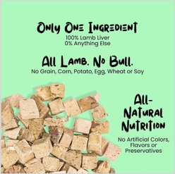 Sprankles Lamb Liver Grain-Free Freeze-Dried Dog & Cat Treats, 6-oz bag slide 2 of 8