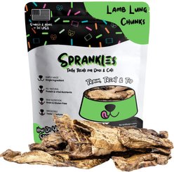 Sprankles Lamb Lungs Dehydrated Dog Treats, 7-oz bag