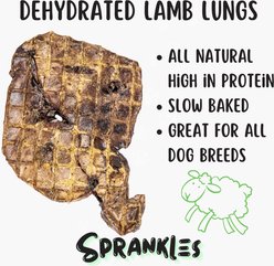 Sprankles Lamb Lungs Dehydrated Dog Treats, 7-oz bag slide 2 of 7