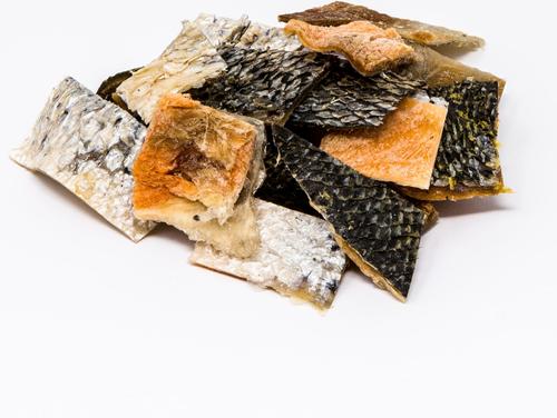 Show full view: Sprankles Salmon Skin Chips Grain-Free Freeze-Dried Dog & Cat Treats, 8-oz bag slide 6 of 8