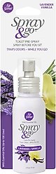 Spray & Go Toilet Pre-Spray Lavender Vanilla Dog & Cat Air Freshener, 2-fl oz bottle