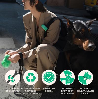 Show full view: Springland Poop Bag Dispenser with Bags, Unscented, Black slide 7 of 11