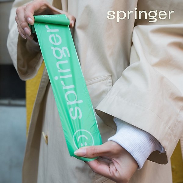 Show full view: Springland Poop Bag Dispenser with Bags, Unscented, Green slide 9 of 10