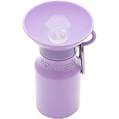 Springer Travel Dog Bottle, Lilac, 15-oz