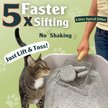 Show in main carousel: Sprinkle & Sweep Litter Box Speed Sifter for Low Dust with Base Dock Cat Litter Box Scoop, Grey slide 3 of 10
