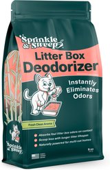 Sprinkle & Sweep Litter Lifespan Enhancer & Cat Litter Box Deodorizer, 8-oz bag