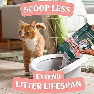Sprinkle & Sweep Litter Lifespan Enhancer & Cat Litter Box Deodorizer, 8-oz bag