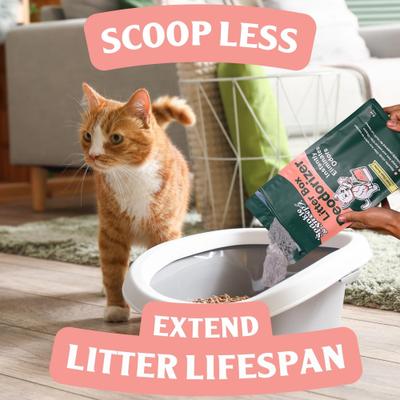 Show full view: Sprinkle & Sweep Litter Lifespan Enhancer & Cat Litter Box Deodorizer, 8-oz bag slide 5 of 9