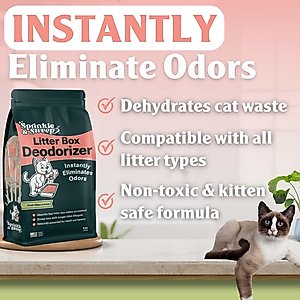 Sprinkle & Sweep Litter Lifespan Enhancer & Cat Litter Box Deodorizer, 8-oz bag