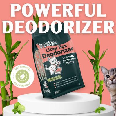Show full view: Sprinkle & Sweep Litter Lifespan Enhancer & Cat Litter Box Deodorizer, 8-oz bag slide 4 of 9