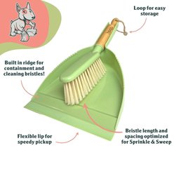 Sprinkle & Sweep Sweeper Kit Dustpan & Hand Broom Set slide 2 of 5
