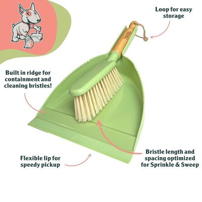Show full view: Sprinkle & Sweep Sweeper Kit Dustpan & Hand Broom Set slide 2 of 6