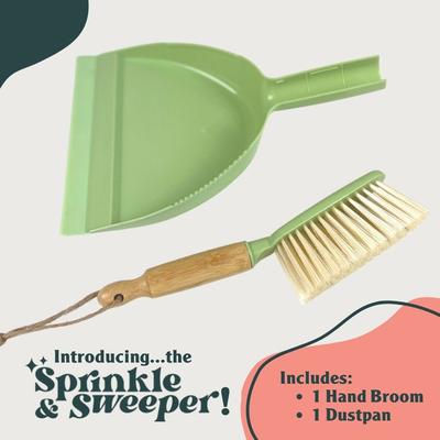 Show full view: Sprinkle & Sweep Sweeper Kit Dustpan & Hand Broom Set slide 3 of 6