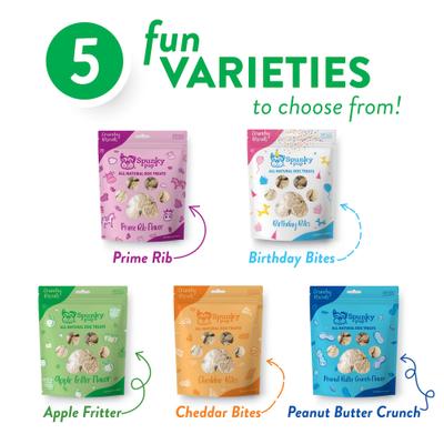 Show full view: Spunky Pup Apple Fritter Biscuits Crunchy Dog Treats, 24-oz bag slide 6 of 8