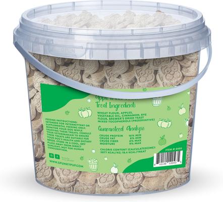 Show full view: Spunky Pup Apple Fritter Biscuits Crunchy Dog Treats, 4-lb bucket slide 7 of 8