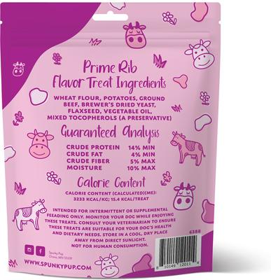 Show full view: Spunky Pup Beef Prime Rib Biscuits Crunchy Dog Treats, 24-oz bag slide 7 of 7
