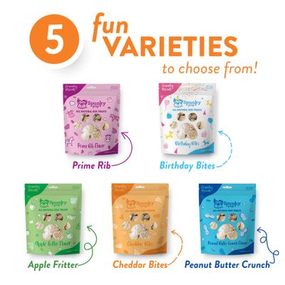 Show full view: Spunky Pup Cheddar Bites Cheese Flavored Biscuits Crunchy Dog Treats, 24-oz bag slide 6 of 7