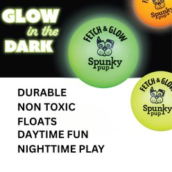 Spunky Pup Fetch & Glow Ball Dog Toy, Medium slide 2 of 6