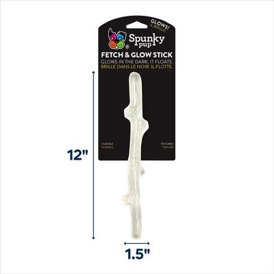 Show full view: Spunky Pup Fetch & Glow Stick Dog Chew Toy slide 2 of 3