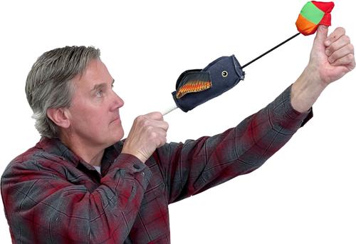 Show full view: Spunky Pup Fly & Fetch Toucan Launching Dog Fetch Toy slide 3 of 3