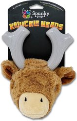 Spunky Pup Knuckleheads Deer Dog Toy, Brown