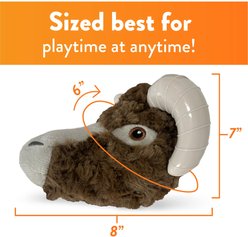 Spunky Pup Knuckleheads Ram Tough Plush Dog Chew Toy slide 2 of 4