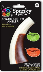Spunky Pup Snack & Chew Antler Tough Dog Chew Toy, Medium
