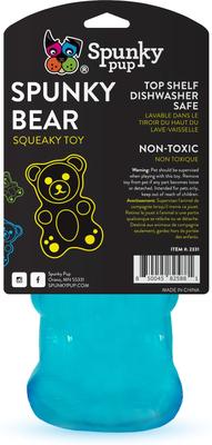 Show full view: Spunky Pup Spunky Bear Squeaky Dog Chew Toy, Large slide 7 of 8