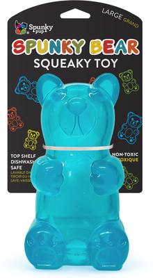 Show full view: Spunky Pup Spunky Bear Squeaky Dog Chew Toy, Large slide 6 of 8